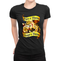 Once A Marine, Once A Marine Art, Once A Marine Vintage, Once A Marine Ladies Fitted T-shirt | Artistshot