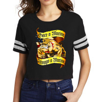 Once A Marine, Once A Marine Art, Once A Marine Vintage, Once A Marine Scorecard Crop Tee | Artistshot