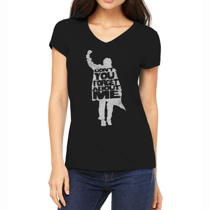 Designer Don't You Forget About Me 80's Movie Women's V-Neck T-Shirt by Kosdapen517 | Artistshot