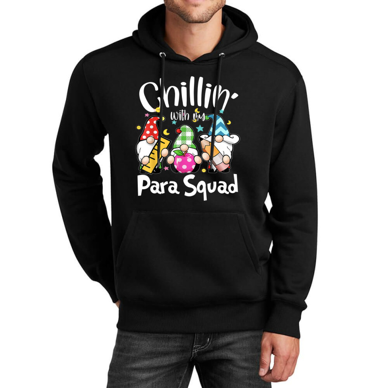 Paraprofessional Para Squad Chillin Gnomes Christmas Teacher Unisex Hoodie by cm-arts | Artistshot