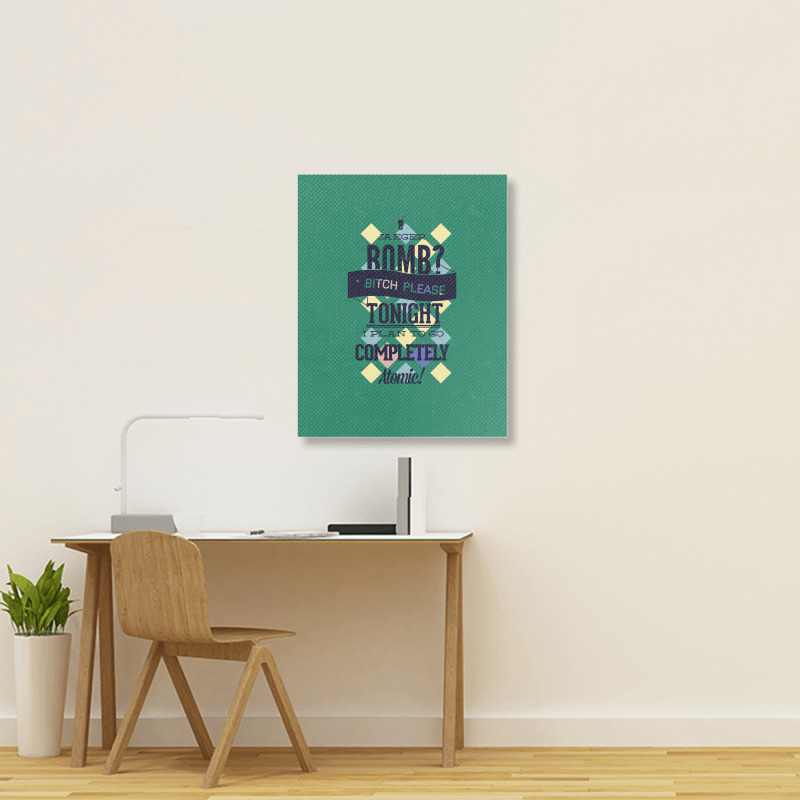 Jaeger Bomb Completely Atomic Portrait Canvas Print | Artistshot