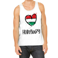 Hungary Heart Art Flag Cute Europe Minimal Hungarian Gift T Shirt Tank Top | Artistshot