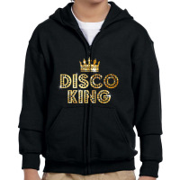 Disco King, Funky Vintage 70s 80s For Dance Parties Youth Zipper Hoodie | Artistshot