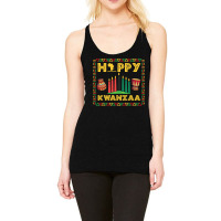 Happy Kwanzaa Kinara Candles Principles African American T Shirt Racerback Tank | Artistshot