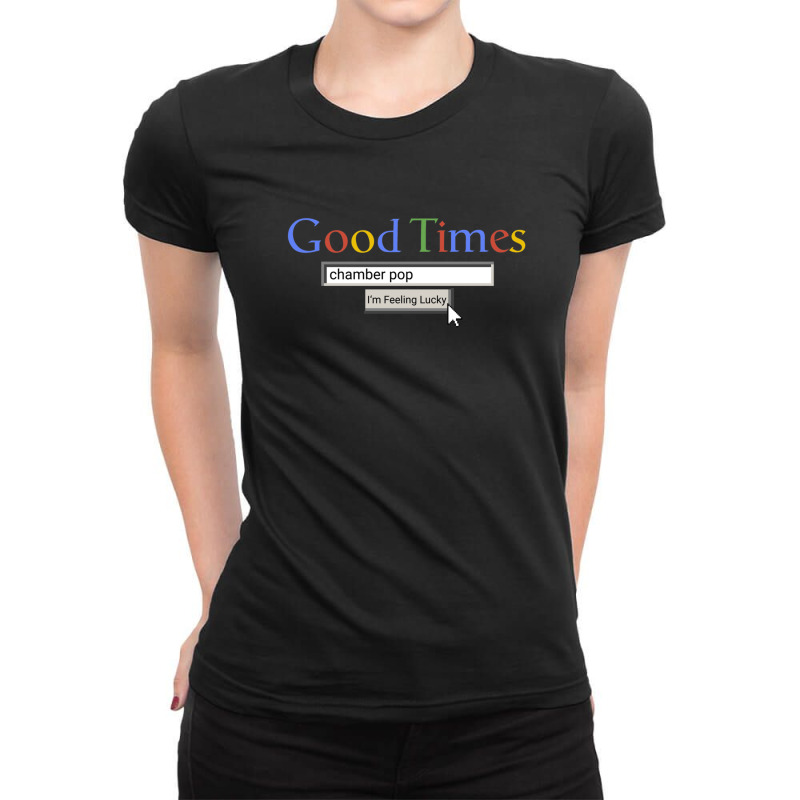 Good Times Chamber Pop Ladies Fitted T-Shirt by cm-arts | Artistshot