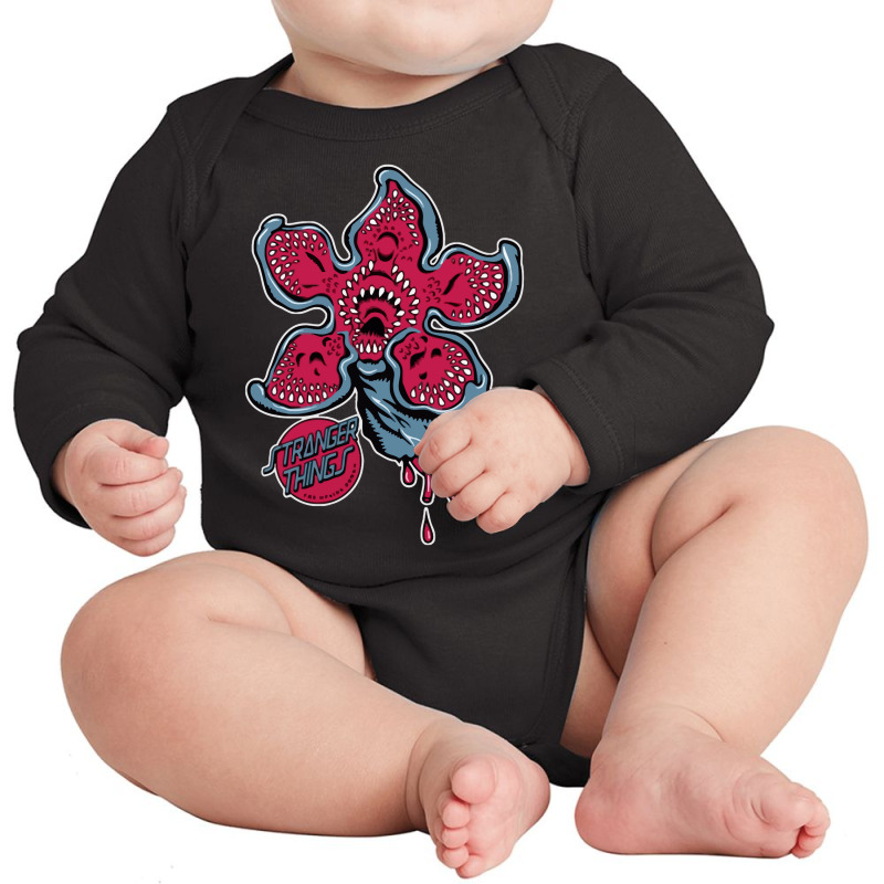 Screaming Demogorgon Long Sleeve Baby Bodysuit by cm-arts | Artistshot