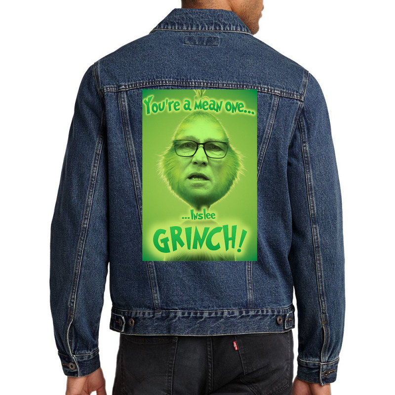 Inslee Grinch Men Denim Jacket by atereabag | Artistshot