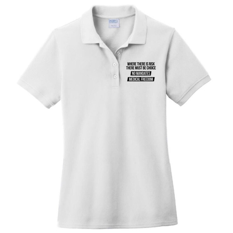 Medical Freedom No Mandates Anti Vaccination Gift T Shirt Ladies Polo Shirt by cm-arts | Artistshot