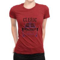 Cleric, The Divine Champion Dungeons & Dragons (black) Ladies Fitted T-shirt | Artistshot