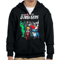 Btvengers Boston Terrier Dog Lover Youth Zipper Hoodie | Artistshot