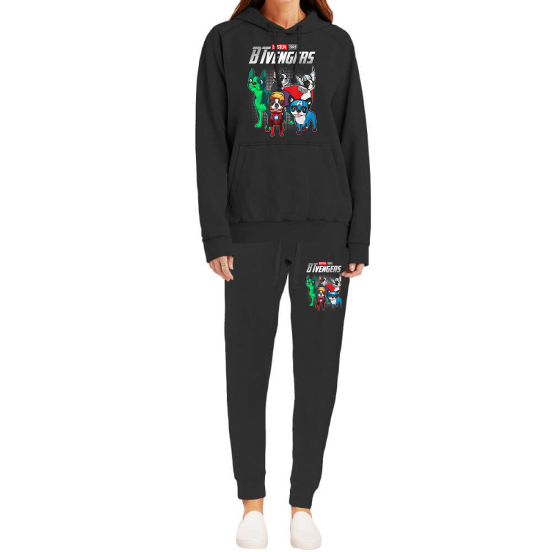 Btvengers Boston Terrier Dog Lover Hoodie & Jogger set by Konlasa6638 | Artistshot