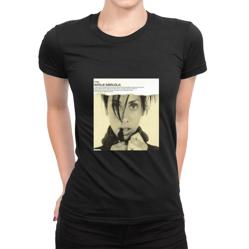 Natalie Imbruglia - Natalie Imbruglia Torn Ladies Fitted T-Shirt by KristiMartin | Artistshot