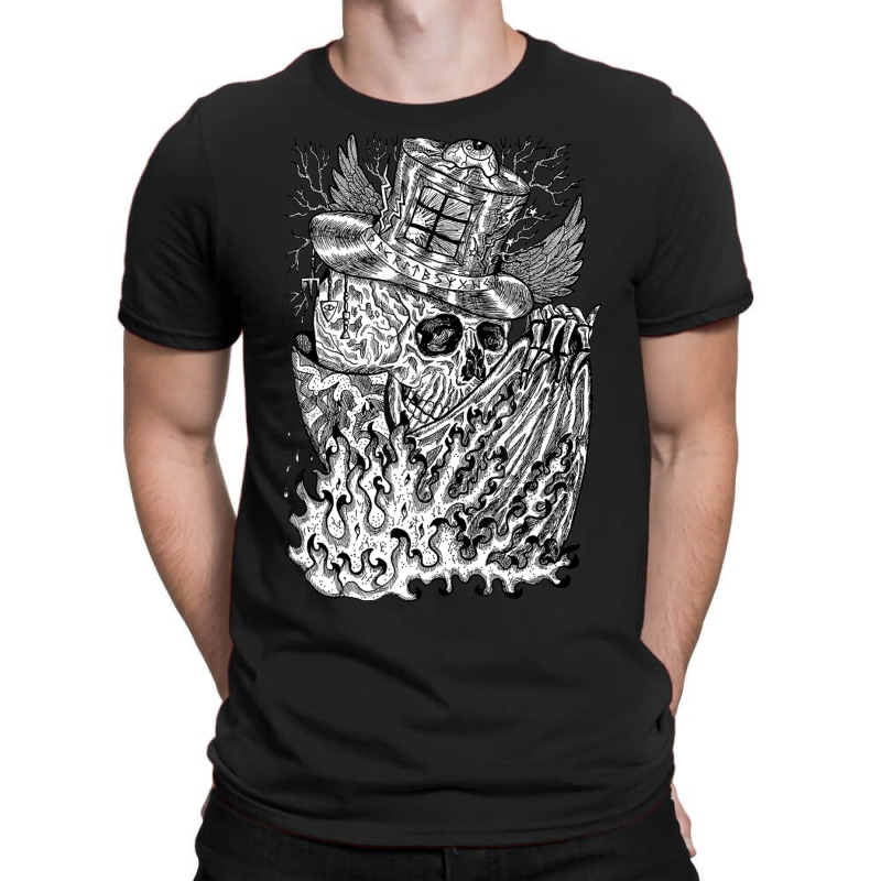 Alt Clothing Aesthetic Goth-skeleton Magician Occult Tarot T-shirt | Artistshot