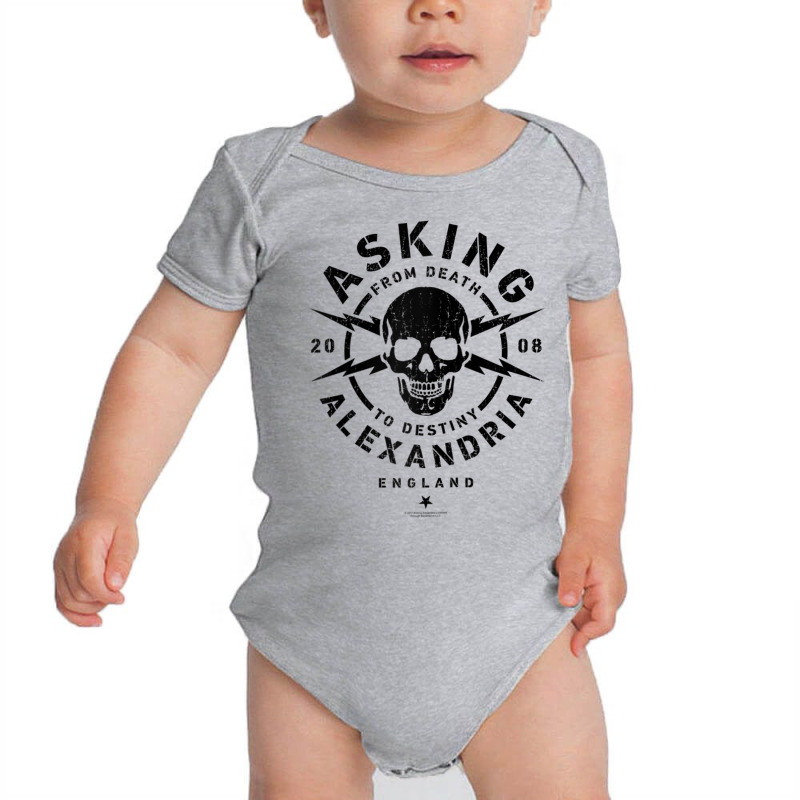 Asking Alexandria From Death To Destiny Raglan Baseball Tee Baby Bodysuit by cm-arts | Artistshot