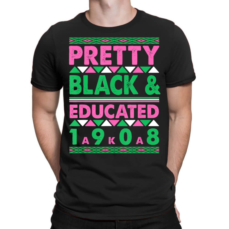 Pretty Black And Educated J15 Founder's Day Aka Women T-shirt | Artistshot