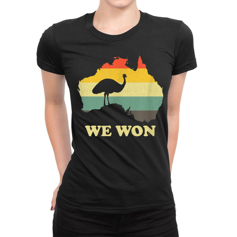 Emu War 1932 Funy Australia History T Shirt Ladies Fitted T-Shirt by cm-arts | Artistshot