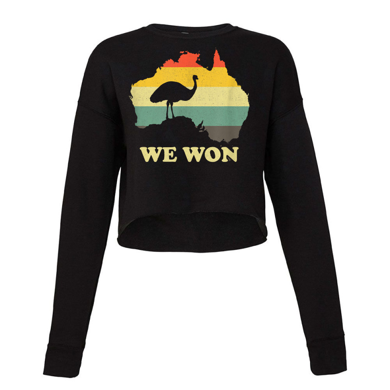 Emu War 1932 Funy Australia History T Shirt Cropped Sweater by cm-arts | Artistshot