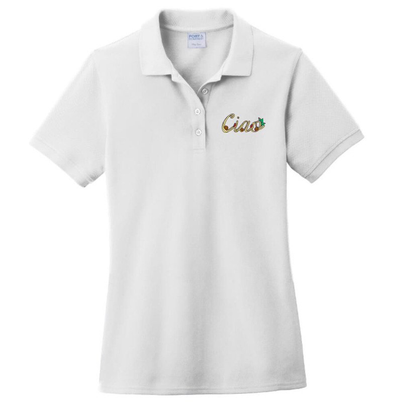 Ciao, Spaghetti And Meatballs Ladies Polo Shirt by komplenan | Artistshot