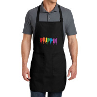 Drippin Colorful Rainbow Hip Hop Lovers Dripping Sauce Pullover Hoodie Full-length Apron | Artistshot