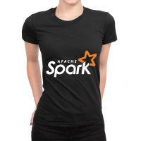 Dark Apache Spark Machine Learning Ladies Fitted T-shirt | Artistshot