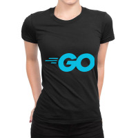 Dark Golang Official Ladies Fitted T-shirt | Artistshot