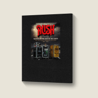 Rush' Wandering The Of The Earth Portrait Canvas Print | Artistshot