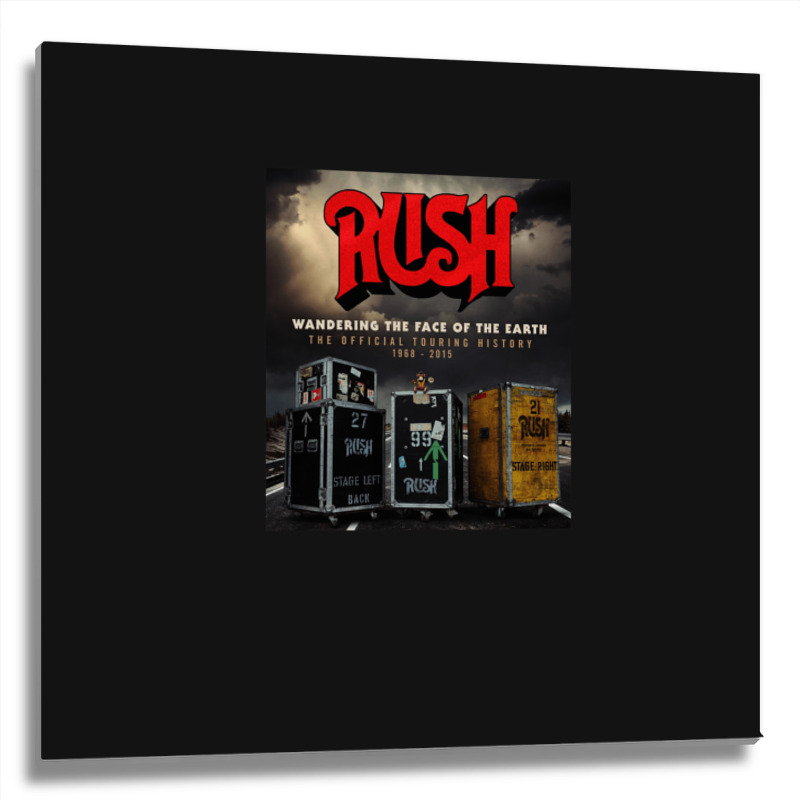 Rush' Wandering The Of The Earth Metal Print Square | Artistshot