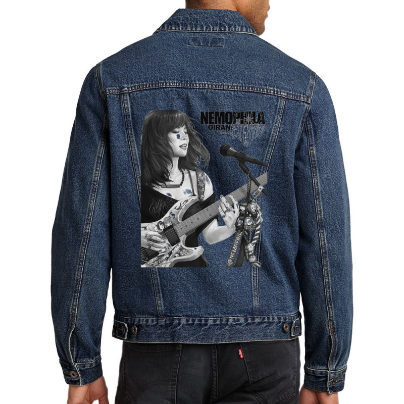 Saki Nemophila Men Denim Jacket by MuhammadAbbott | Artistshot