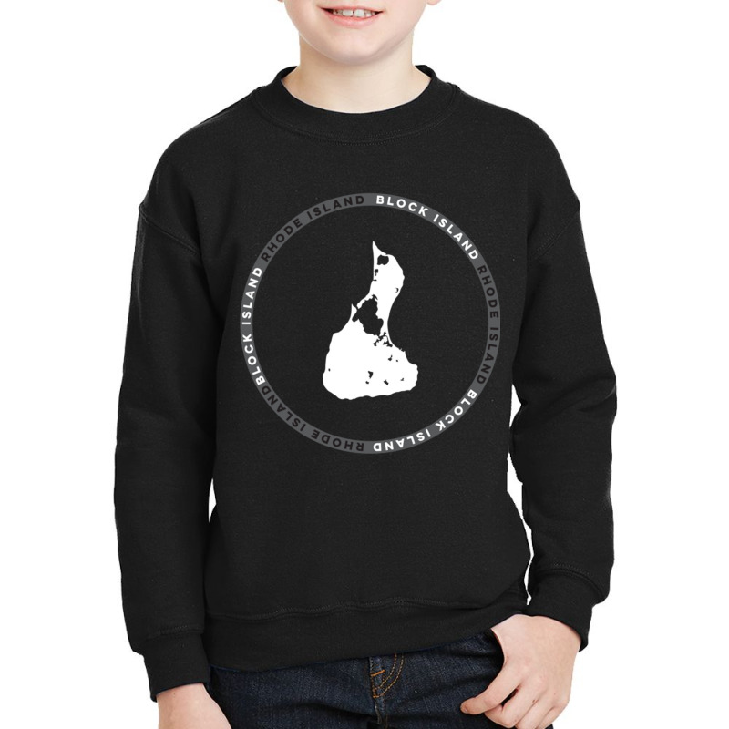 Block Island Rhode Island Graphic Long Sleeve T Shirt Youth Sweatshirt by cm-arts | Artistshot