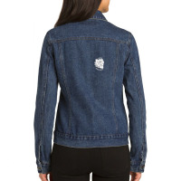 Raven Black Arrival Rose 1 Ladies Denim Jacket | Artistshot