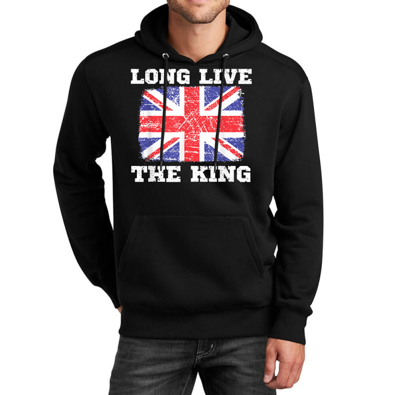 Long Live The King England Uk British Crown Support Flag T Shirt Unisex Hoodie | Artistshot