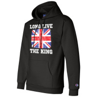 Long Live The King England Uk British Crown Support Flag T Shirt Champion Hoodie | Artistshot