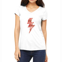 Powered By Bacon   Bacon Women's V-neck T-shirt | Artistshot