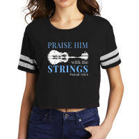 Praise Him With The Strings Scorecard Crop Tee | Artistshot