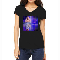 Denim Carrie Rhinestones Album Tour 2022 Masmay Women's V-neck T-shirt | Artistshot