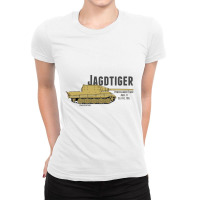 Jagdtiger Ladies Fitted T-shirt | Artistshot