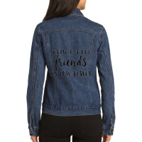 Friends In Low Places Ladies Denim Jacket | Artistshot