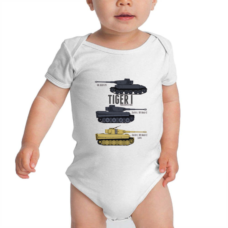 Tiger I Tigers   Panzer Baby Bodysuit by gemuruhe | Artistshot