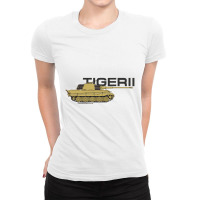 Tiger Ii   Panzer Ladies Fitted T-shirt | Artistshot