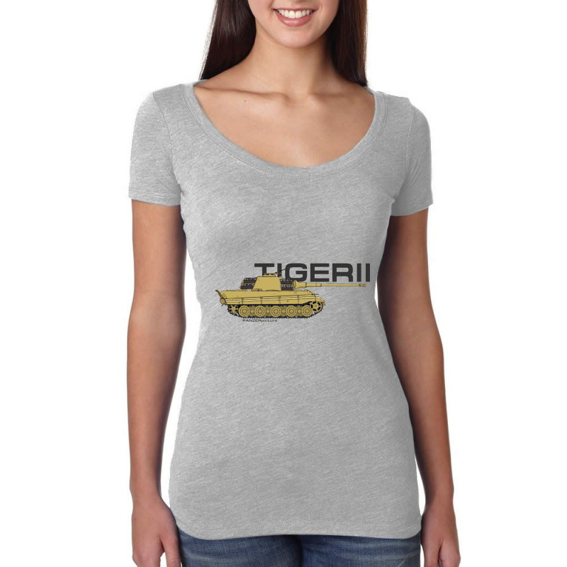 Tiger Ii   Panzer Women's Triblend Scoop T-shirt by gemuruhe | Artistshot