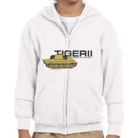 Tiger Ii   Panzer Youth Zipper Hoodie | Artistshot