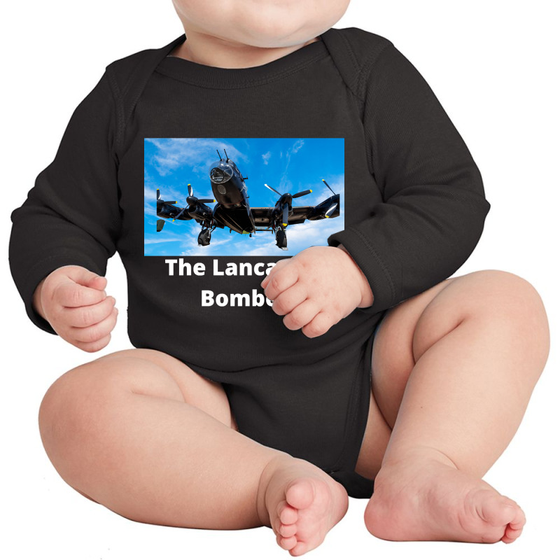 Lancaster Bomber, Aircraft Enthusiasts, Air Force Lover, Areophane Lov Long Sleeve Baby Bodysuit by Kanmosrin52 | Artistshot