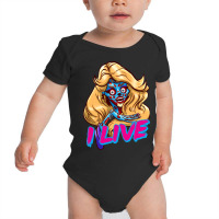 I Live (remastered) Baby Bodysuit | Artistshot