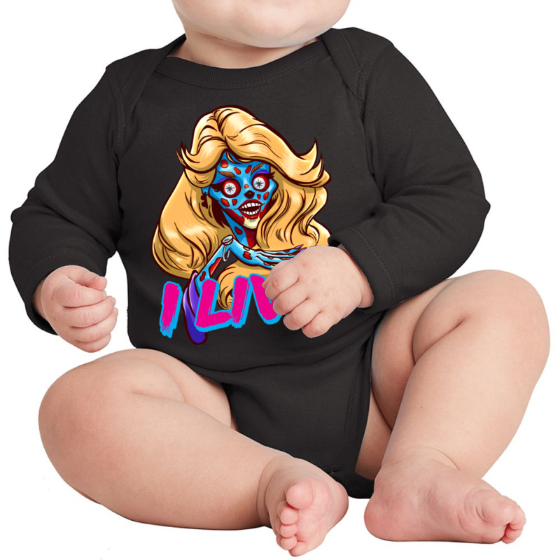 I Live (remastered) Long Sleeve Baby Bodysuit | Artistshot