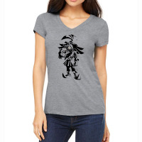 Majora Mask Stencil Women's V-neck T-shirt | Artistshot