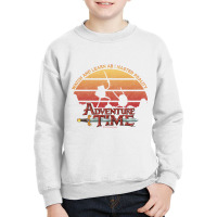 Cn Adventure Time Watch And Learn As I Master Reality Long Sleeve T Sh Youth Sweatshirt | Artistshot