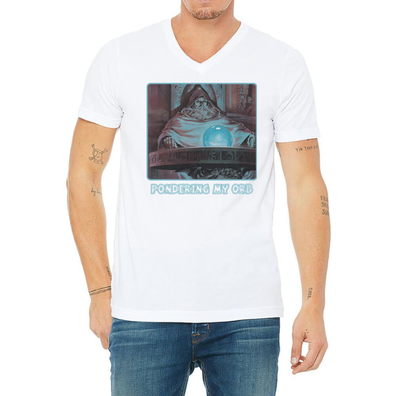 Pondering My Orb Meme Pullover Hoodie V-neck Tee | Artistshot