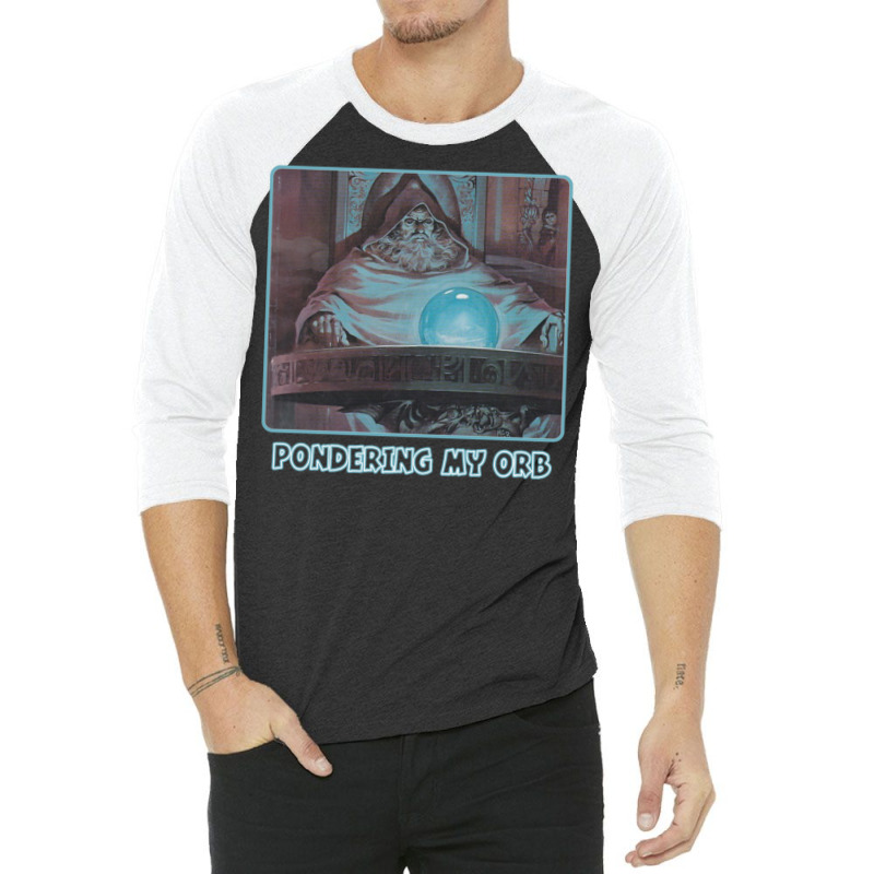 Pondering My Orb Meme Pullover Hoodie 3/4 Sleeve Shirt | Artistshot