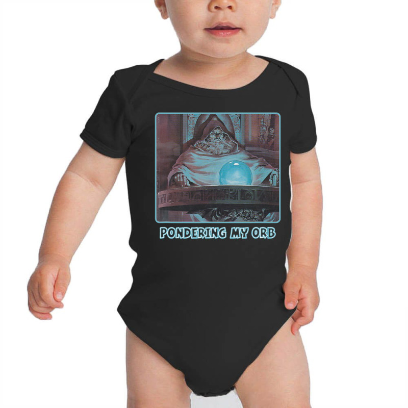 Pondering My Orb Meme T Shirt Baby Bodysuit | Artistshot