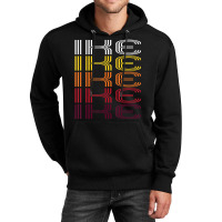 Ike Retro Wordmark Pattern Vintage Style Unisex Hoodie | Artistshot